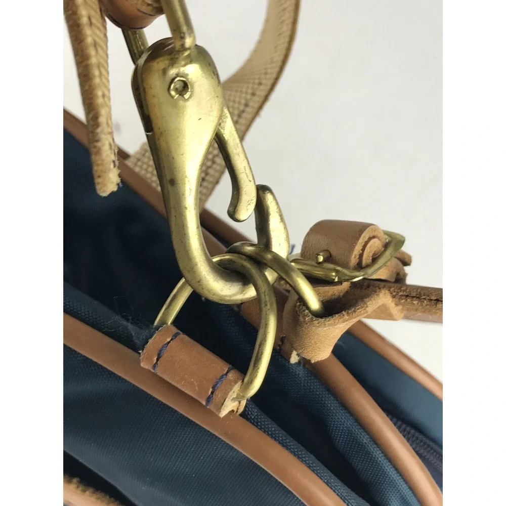 Boyt Unisex‎ Adults Blue Brown Runaways Shoulder Strap Zip Pockets Messenger Bag